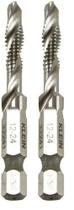 Jogo de macho broca Klein Tools 32241 12-24, pacote com 2 Jogo de macho broca Klein Tools 32241 12-24, pacote com 2