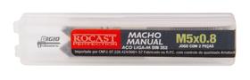 Jogo De Macho Com 2 Peças M5 X 0,8 Aço Liga - Rocast