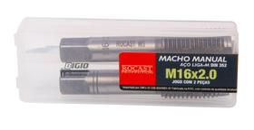 Jogo De Macho Manual Aço Liga M16 X 2,00 Rocast Jogo De Macho Manual Aço Liga M16 X 2,00 Rocast