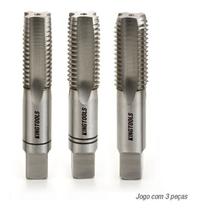 Jogo De Macho Manual Aço Rápido Hss M4x0,70mm 3pç King Tools