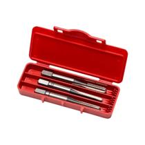 Jogo de macho manual aço rápido M6 x 1 mm DIN352 com 3 peças E100M6NO8