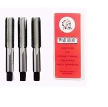 Jogo de Macho Manual Aço Rápido Warrior M8 X 1,25 cOM 03 Peças