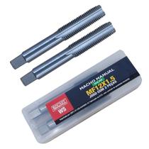 Jogo De Macho Manual M14 e M12 x 1,5 Aço Liga 4 Peças