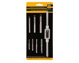 Jogo de macho manual M3 a M12 com 8 peças - Eda