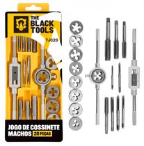 Jogo De Machos E Cossinetes 20 Peças Profissional Completo