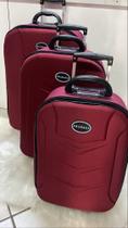 Jogo de mala de viagem Grande com expansão kit com 3 (02)