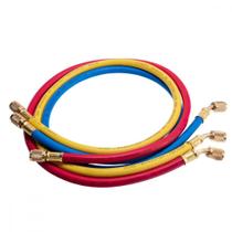 "Jogo de Mangueiras para Manifold Hulter 1/4"x1/4" 90cm HT5336F" "Jogo de Mangueiras para Manifold Hulter 1/4"x1/4" 90cm HT5336F"
