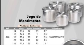 Jogo de mantimento 14 ao 22 Jogo de mantimento 14 ao 22
