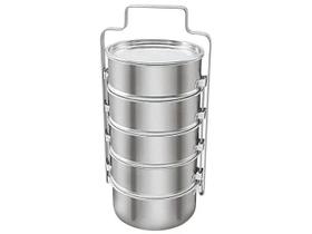 Jogo de marmita polida 16x6 Jogo de marmita polida 16x6