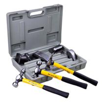 Jogo de Martelos e Tassos para Funileiro em Aço Forjado - Black Jack G150