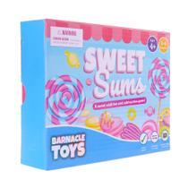 Jogo de matemática Barnacle Toys Sweet Sums Adição e subtração Jogo de matemática Barnacle Toys Sweet Sums Adição e subtração