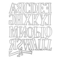 Jogo de Matrizes Alfabéticas KH866 5 cm em Metal, Letras A-Z Jogo de Matrizes Alfabéticas KH866 5 cm em Metal, Letras A-Z