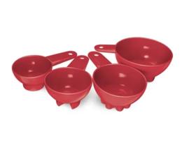 Jogo De Medidas Xícaras Copo 2 Em 1 Cortador e Medidor 4 Pçs Ideal Para Culinária Doméstica e Profissional Jogo De Medidas Xícaras Copo 2 Em 1 Cortador e Medidor 4 Pçs Ideal Para Culinária Doméstica e Profissional