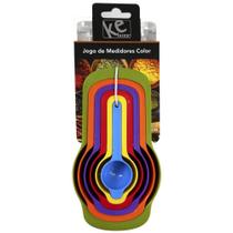 Jogo de Medidores de Cozinha Color - Ke Home Jogo de Medidores de Cozinha Color - Ke Home