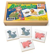 Jogo De Memória Animais Brinquedo Educativo Pedagógico - JOTTPLAY