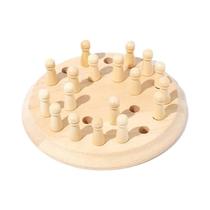 Jogo De Memória De Madeira Para Crianças, Brinquedo Educacional Montessori Para Treinamento De