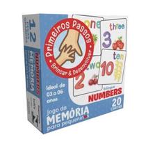 Jogo de Memoria Numbers 20 Cartas