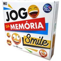 Jogo De Memoria Smile 40 Peças Pais & Filhos Jogo De Memoria Smile 40 Peças Pais & Filhos