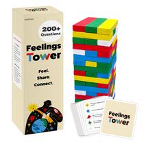 Jogo de Mesa aesthec Feelings Tower Blocos Terapêuticos