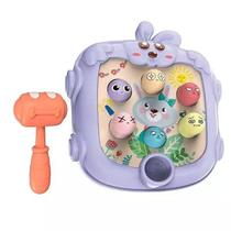 Jogo de Mesa Aperte e Bate os Bichinhos Lilás - ArtBrink Jogo de Mesa Aperte e Bate os Bichinhos Lilás - ArtBrink