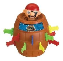 Jogo de mesa Barril pirata Brinquedo Espadas Medio Jogo de mesa Barril pirata Brinquedo Espadas Medio