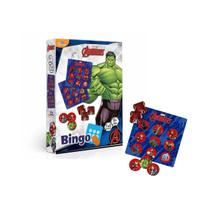 Jogo de Mesa Bingo Vingadores Infantil Marvel Toyster