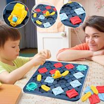 Jogo de mesa Building Road Maze para crianças com veículo de engenharia Jogo de mesa Building Road Maze para crianças com veículo de engenharia