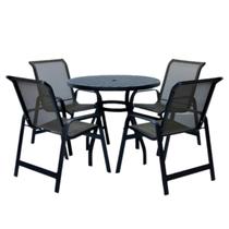 Jogo de Mesa com 4 Cadeiras Aluminio Tela de Piscina Jardim Jogo de Mesa com 4 Cadeiras Aluminio Tela de Piscina Jardim