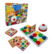Jogo de Mesa Cores Nettoy Puck Puzzle Desafio com Discos Coloridos Brinquedo Educativo Divertido Jogo de Mesa Cores Nettoy Puck Puzzle Desafio com Discos Coloridos Brinquedo Educativo Divertido