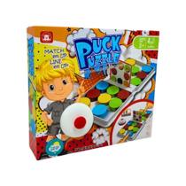 Jogo de Mesa de Cores Puck Puzzle - Nettoy Jogo de Mesa de Cores Puck Puzzle - Nettoy