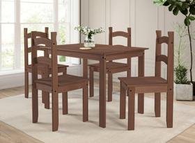 Jogo De Mesa De Jantar Desmontavel Mesa 1,00x0,70cm C/ 4 Cad Jogo De Mesa De Jantar Desmontavel Mesa 1,00x0,70cm C/ 4 Cad