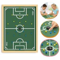 Jogo de Mesa Dedobol Peteleco Campo Futebol MDF 30x40cm Yeet