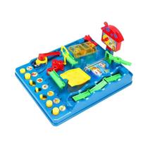 Jogo De Mesa Desafio De Inteligência Infantil Trilha Labirinto Bola Aventura Na Selva Treinamento De