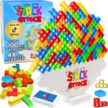 Jogo de Mesa DiFFY TOYS Stack Attack XL 100 Peças 36 Cartas