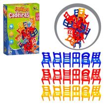 Jogo De Mesa Equilibra Cadeiras Equilibrio Empilhar Sem Cair - Art Brink