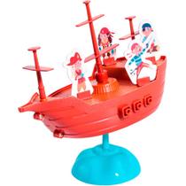 Jogo de Mesa Equilíbrio Navio Pirata Polibrinq