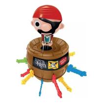 Jogo de Mesa Espeta Pirata - 4 Jogadores - 100-6 - Braskit Jogo de Mesa Espeta Pirata - 4 Jogadores - 100-6 - Braskit