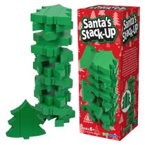 Jogo de mesa Funwares Santa's Stack-Up Wooden Stacking Game