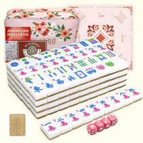 Jogo de Mesa Gartu Mahjong Americano com 166 Peças Jogo de Mesa Gartu Mahjong Americano com 166 Peças