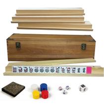 Jogo de Mesa Goodasst Conjunto de Mahjong Americano para Viagem Jogo de Mesa Goodasst Conjunto de Mahjong Americano para Viagem