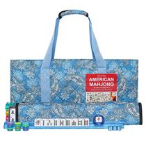 Jogo de Mesa GUSTARIA Mahjong Conjunto com 166 Peças e Bolsa Jogo de Mesa GUSTARIA Mahjong Conjunto com 166 Peças e Bolsa