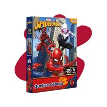 Jogo de Mesa Infantil Quebra Cabeça Homem Aranha Marvel