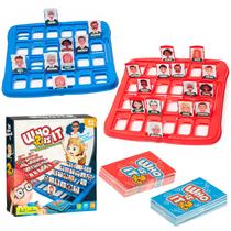 Jogo De Mesa Interativo Quem Sou Eu Para Crianças Com Adivinhação De Personagens Tabuleiro Ilustrado