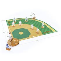 Jogo de mesa KoolBots StrikeZone Baseball com campo de 5 x 5 pés Jogo de mesa KoolBots StrikeZone Baseball com campo de 5 x 5 pés