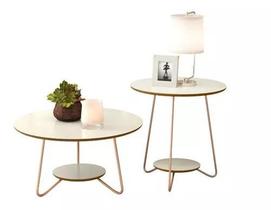 Jogo de Mesa Liz Off White/Freijó Jogo de Mesa Liz Off White/Freijó