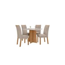 Jogo de Mesa Lopas Celebrare 90x90 4 Cadeiras Apogeu