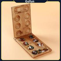 Jogo de mesa Mancala African Stone Wooden Travel Party Puzzle Jogo de mesa Mancala African Stone Wooden Travel Party Puzzle