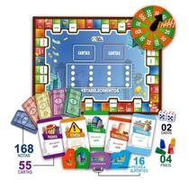 Jogo de Mesa o Pequeno Empresário Infantil Simulação Empresarial Pais&Filhos