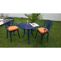 Jogo De Mesa Primavera II Em Alumínio Fundido - Cód 2039 Jogo De Mesa Primavera II Em Alumínio Fundido - Cód 2039