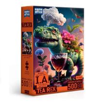 Jogo de Mesa Quebra Cabeça com 500 PÇ IA Nano Tea Rex Toyster